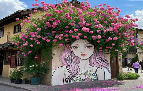 望江怎么设计网红打卡墙绘