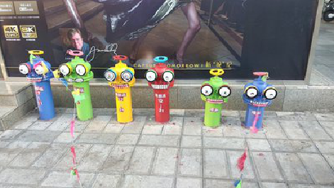 望江商业区彩绘