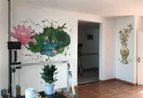 望江墙体彩绘相比墙纸的优势。